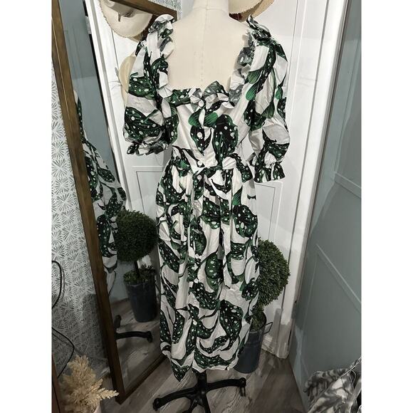Borgo De Nor Women’s Midi Floral Cotton Maxi Dress Size UK 14 (10 US) - Picture 6 of 13